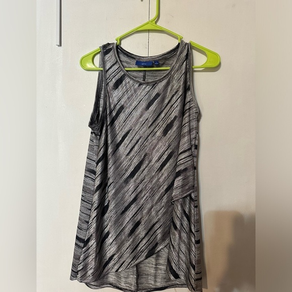 Apt. 9 Tops - Grey Blouse Tank Shirt
